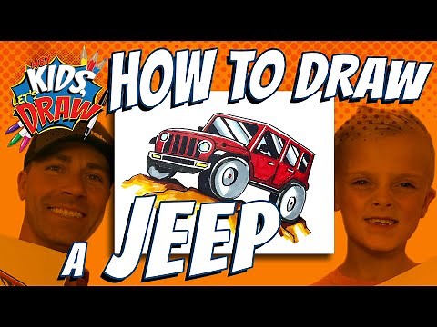 How to Draw a Jeep for Kids