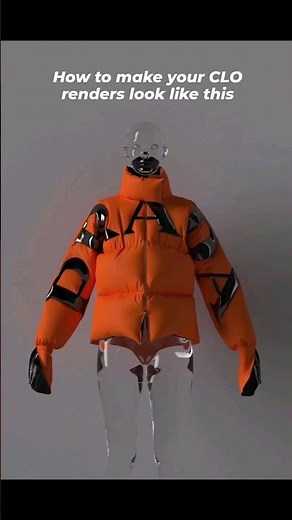 how to render super clean images in CLO 😍 tutorial by fashionx3d