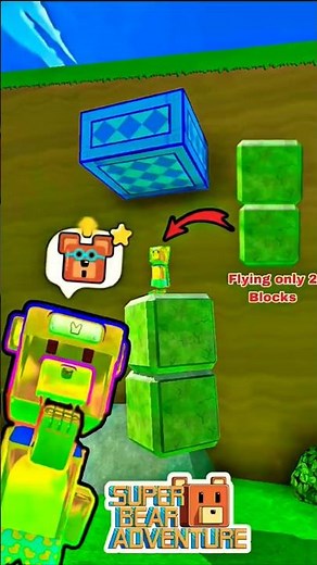 FLYING Bug Easy Step 😱. #superbearadventure #shorts #viral