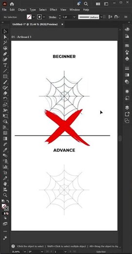 Adobe Illustrator Tutorial - Illustrator Tips & Tricks #illustratorshorts #illustratortutorial
