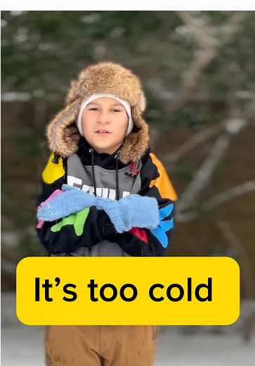 Expressions in English When It's Too Cold