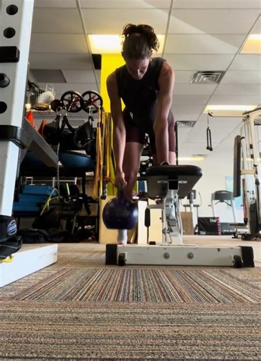 Single arm KB/DB row