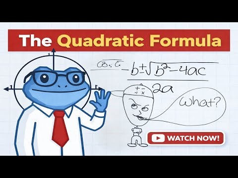 The Quadratic Formula Made Easy (Memorization Trick + Discriminant Explained)