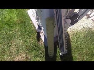 LG fan coil condensate drain and blower wheel cleaning