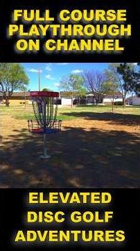 Sunrise Disc Golf Course Hays, Kansas Hole 2