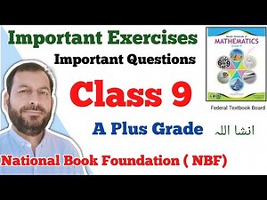 Class 9 NBF Maths important questions| NBF Maths important Exercises | Guess Paper class 9th