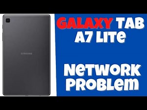 Samsung Network Problem || How to fix Network issue Galaxy Tab A7 Lite