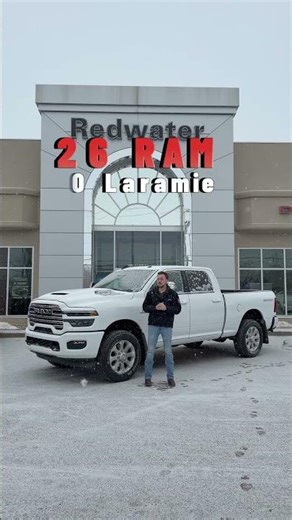 New 2026 Ram 3500 Laramie Sport | 6.7L Cummins HO & 5th Wheel Prep | Jarod at Redwater Dodge