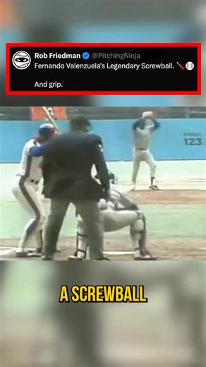 Fernando Valenzuela’s Legendary Screwball. 🪛⚾️ And grip. | PitchingNinja