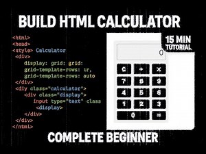 HTML Calculator Tutorial for Beginners - Step by Step Guide (2025)