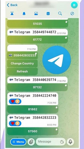 Temp Number For OTP 😱 Telegram Virtual Number #telegram #bot