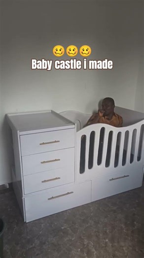 How i made a baby castle and was asked to test it. #babybed #baby #viral