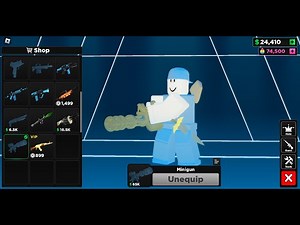 unlocking the MINIGUN in Roblox-Flag wars