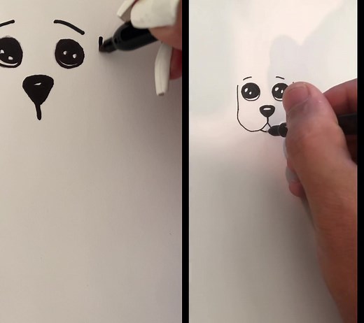 How to Draw a Cute Puppy - Step by Step Tutorial