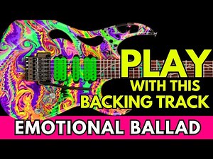 STEVE VAI Inspired Emotional Ballad Rock BACKING TRACK Instrumental B minor