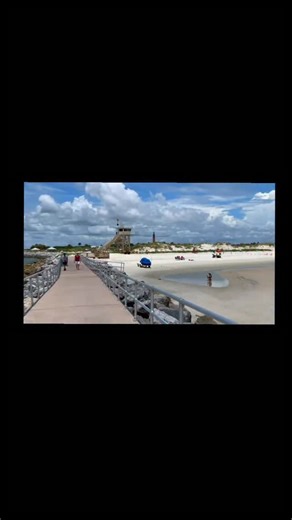 Ponce Jetty 2018 soon after Irma 2017 and Matthew 2018 slammed the coast with high winds and huge surf. The jetty was whole then and didn’t allow mass amounts of sand to flow into the inlet. Often during storms when the jetty was functioning more not less sand would be present after. The lifeguard tower was built at the edge of the conservation line where the dunes meet the ocean. In these pics you can even see the vegetation spreading seaward of the conservation line. Natures resilience and rec