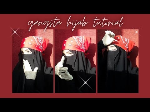 STYLISH Gangsta Hijab Tutorial For Beginners || by Hannah shah