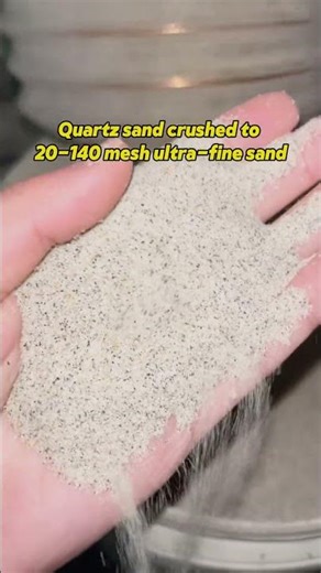 Quartz sand is crushed dry into extra-fine sand of 20-140 mesh.#sandmakingline #sandmaker
