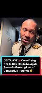 68K views · 1.1K reactions | DELTA A321 Crew Flying Atlanta to Denver Has to Navigate Around a Growing Solid Line of Convective Thunderstorms ✈️!! #airlinepilot #delta #pilotlife #deltapilot #captain #airbus #behindthescenes #cockpit #ATL #DEN #badweather #turbulence #thunderstorm #weather #fyp | Kenny Card | Facebook