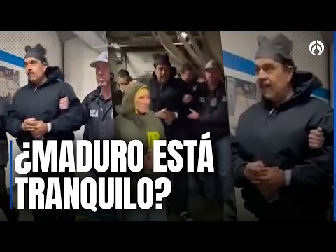 Primer video de Nicolás Maduro detenido por la DEA en EU; desea buenas noches y Feliz Año