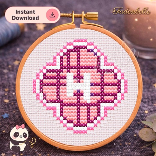 Mini Logo Huntrix Inspired Cross Stitch Pattern • Chibi Singers & Monster • Beginner Friendly (digital Download) - Etsy