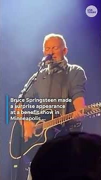 Bruce Springsteen makes surprise appearance at Minneapolis solidarity show
