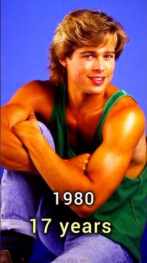 Brad Pitt Evolution (1980–2026) | From Young Actor to Hollywood Legend🔥#bradpitt #shorts #hollywood