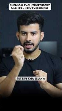 Chemical Evolution Theory & Miller-Urey Experiment | Origin of Life Explained. #neetbiology