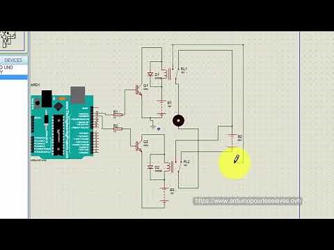 Proteus ISIS arduino moteur (2 sens de rotations)