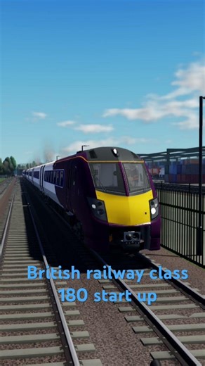 British railway class 180 start up.