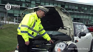 There is no better reminder to check your car is ready for winter than a forecast of snow across the country. The Met Office have issued a Yellow warning for today and tomorrow. Remember, stopping distances in ice or snow can be ten times greater than normal - please keep well back from the car in front! | Police Scotland