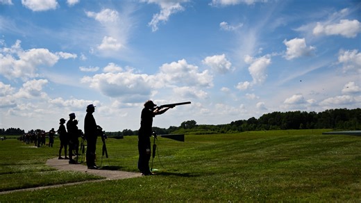 Top high school clay target shooters gather in Mason for national competition