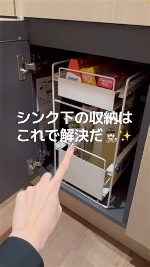 SIMPLE STYLE（シンプルスタイル） on Instagram: "＼シンク下すっきり革命🕵🏻‍♂️🌟／ ごちゃつきがちなシンク下....🌀 今回ご紹介するスライドラックを使えば スッキリ解決できちゃいます🧚✨ 🩵2段式ラック →下段に高さのある調味料、上段に細かいストックを 🩵奥の物も取り出しやすい →スライド式なので 取り出しラクラク♪ 🩵洗面台下収納にも →洗剤や歯磨き粉などの整理にも◎ スライドラックで 小さなごちゃごちゃストレスを解決して ちょっと嬉しい毎日にしてみませんか？😉 詳しい商品詳細は、 公式アプリまたはホームページでご覧ください✨ ※投稿に記載の情報は、2025/12/8時点の情報です。 ———————— @simplestyle_official 「わたしらしく、シンプルに」 アイリスオーヤマのホームファッション専門店です。 ———————— #simplestyle #シンプルスタイル #シンク下収納"