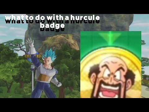 DRAGON BALL XENOVERSE 2 what to do with a Hercule badge(sell)