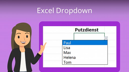 Dropdown Liste in Excel erstellen