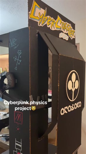 Project for school… do you like? #cyberpunk #cyberpunk2077 #cyberpunkedgerunners #fyp #school