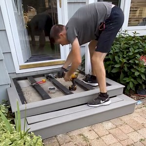 24K views · 36 reactions | Upgrading a porch steps! | Lilyon DIY | Facebook