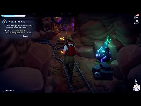Disney Dreamlight Valley Extra Fizzy Root Beer And Crackling Candy To The Barrel In Vitalys Mines