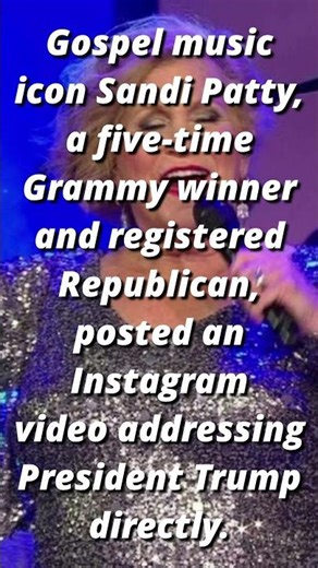 🚨 Sandi Patty SLAMS Trump's Racist Post! 😡 #media #news #politics
