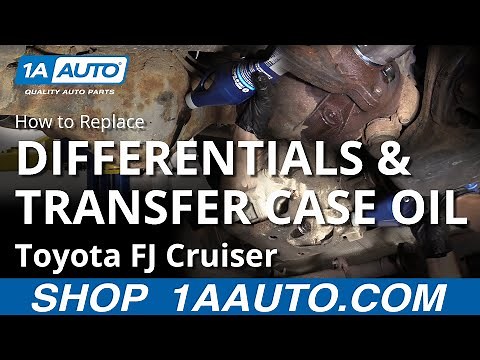 How to Replace Front & Rear Diff & Transfer Case Oils 07-14 Toyota FJ Cruiser