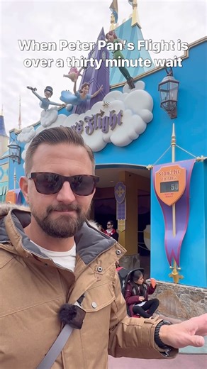 Tim Tracker | Why is the wait always so long?! #peterpansflight #disneyworld #waltdisneyworld #disneyparks #magickingdom | Instagram