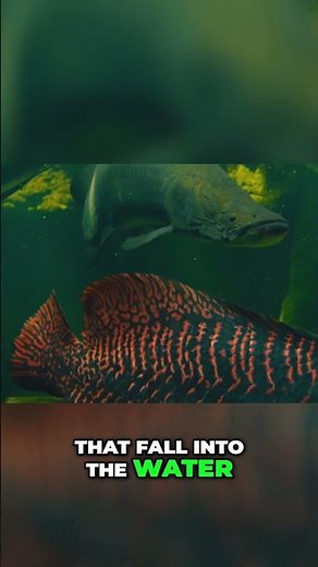 Arapaima: Ancient Giant Survives Piranha Bites! #deepsea #wildlife #animalfacts