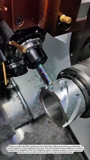 igh-Speed CNC Milling & Turning Process | Precision Metal Machining Technology