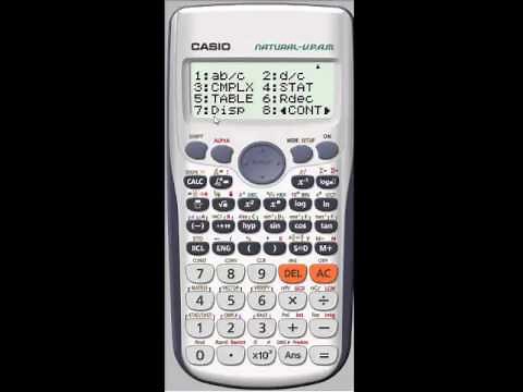 fx-115ES PLUS tutorial Part01