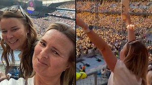 Woman 'escorted out of Coldplay concert' while dancing to mother-in-law's funeral song