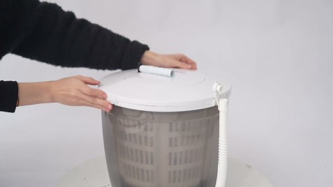 Mini Portable Washing Machine, 2 in 1 Manual Washer Clothes Spin Dryer Small Mini Traveling Outdoor Washing Machine, Removable Compact Washer Spin Dryer, for RV Travel
