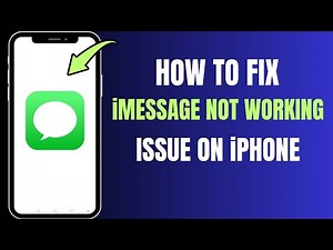 How to fix iMessage not Working on iPhone?