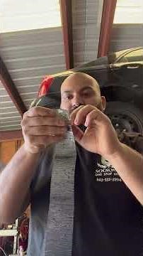 Using a tiger patch for a broken exhaust.