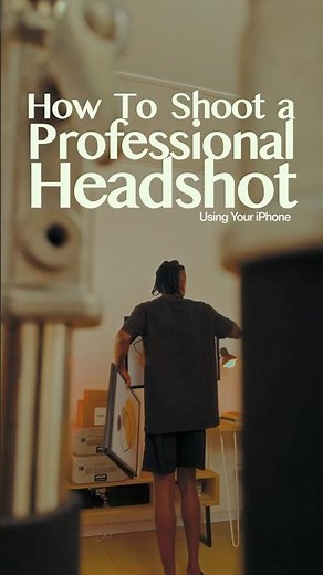 How to shoot a professional headshot using your iPhone