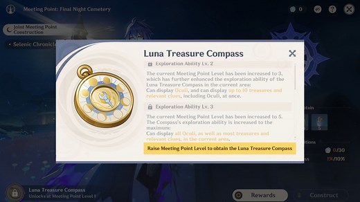 How to unlock Luna treasure compass in Genshin Impact?